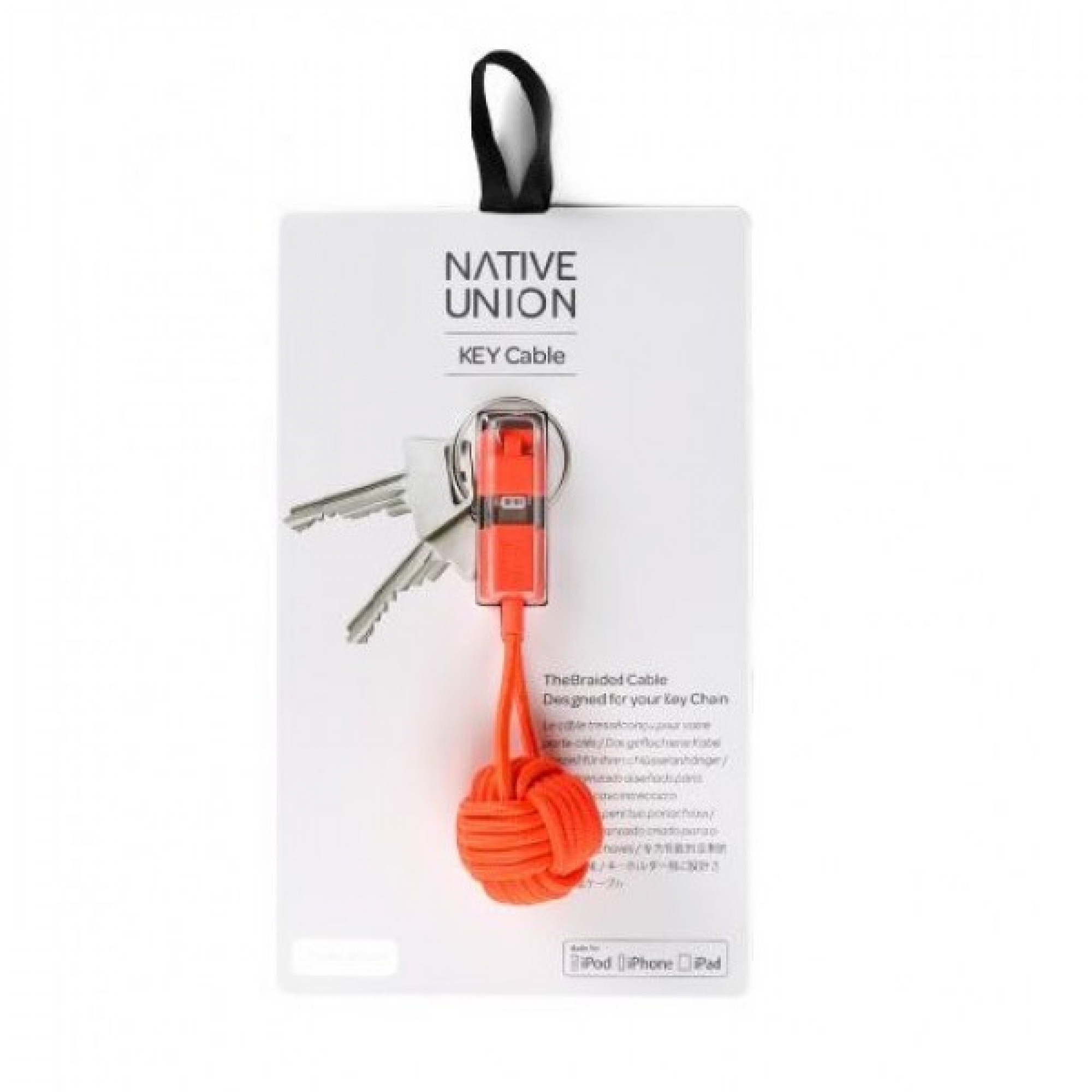 Кабель Native Union Key Cable Lightning Coral